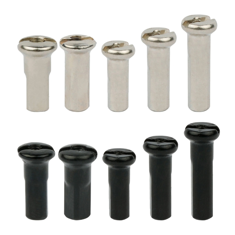 Spoke Nipple Brass - 50PCSทองเหลืองSpokeหัวนม 14G 13G 12G Mountain Roadจักรยานล้อE-Bikeสกู๊ตเตอร์จักรยานหมวกทองเหลืองส่วนจักรยานเคลือบ