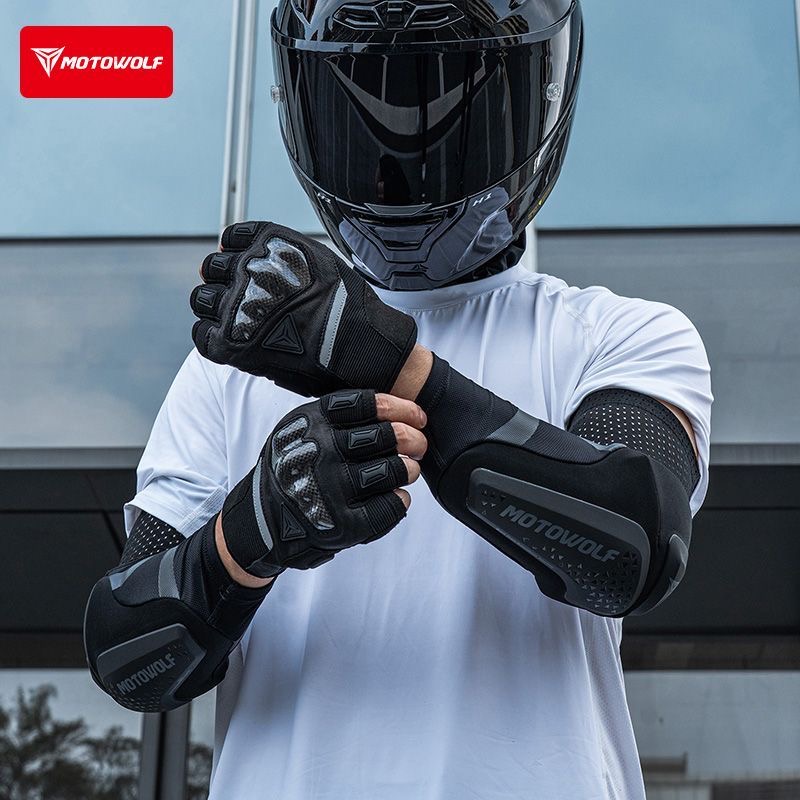 แผ่นป้องกันข้อศอกสำหรับมอเตอร์ - Mountain Biking Elbow Pads บทวิจารณ์และราคา
