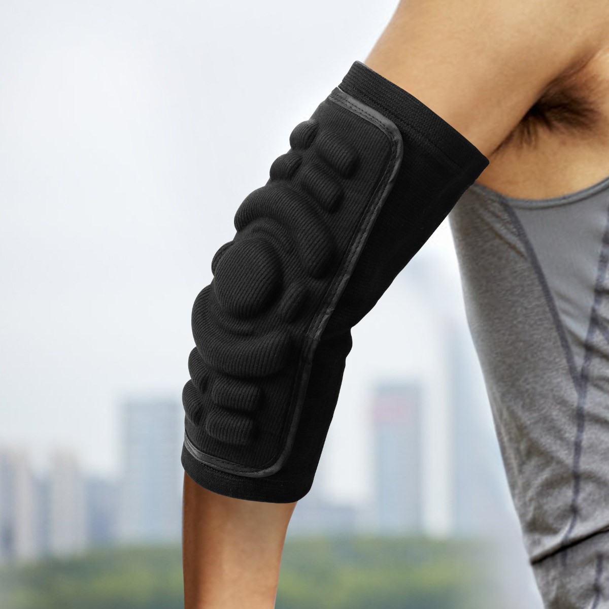 2 ชิ้น สนับศอก ชุดป้องกันสำหรั - Mountain Biking Elbow Pads บทวิจารณ์และราคา